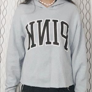 VICTORIA SECRET PINK BLUE HOODIE